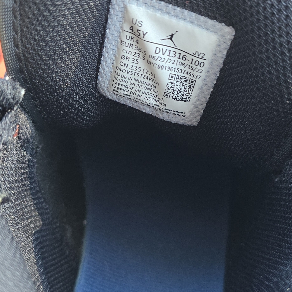 Kids Jordan 1 Mid Multi Color Canvas - Picture 4 of 4